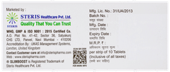 Slimboost Ctstat 120mg Tablet 10